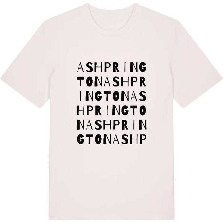 Ashprington ordleg T-shirt – t-shirt fra PinShirt