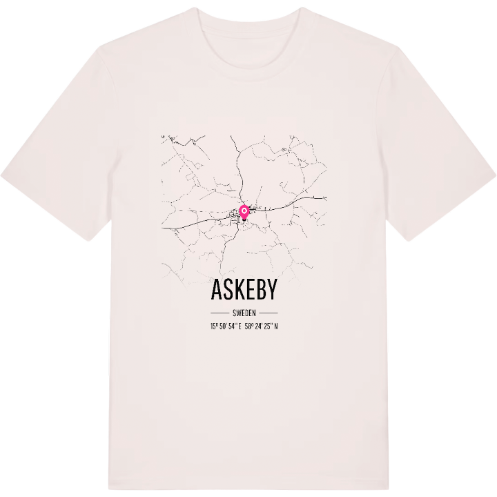 Askeby kort T-shirt – t-shirt fra PinShirt