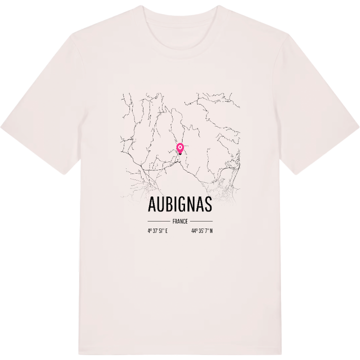 Aubignas kort T-shirt – t-shirt fra PinShirt