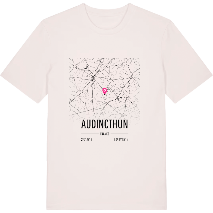 Audincthun kort T-shirt – t-shirt fra PinShirt