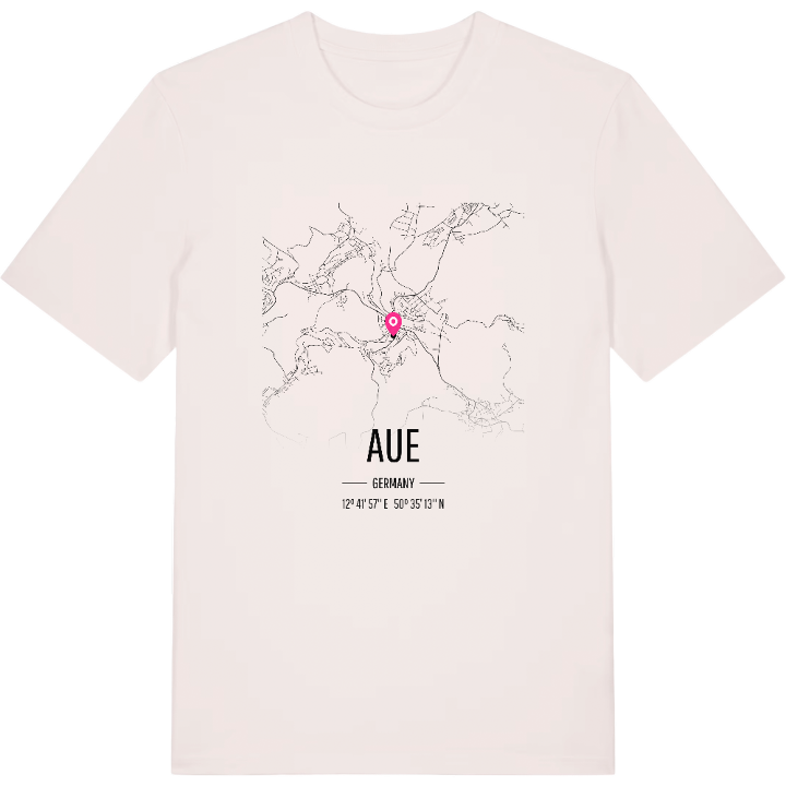 Aue kort T-shirt – t-shirt fra PinShirt