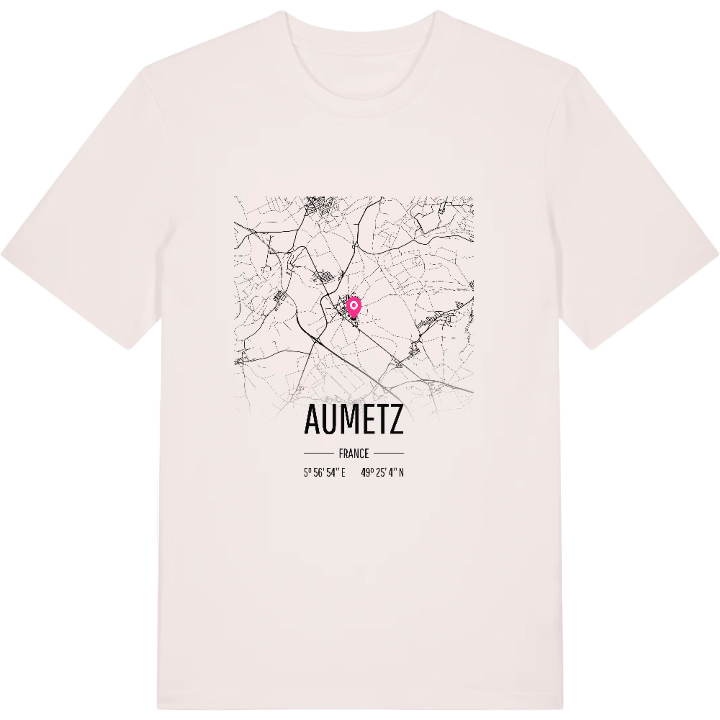 Aumetz kort T-shirt – t-shirt fra PinShirt