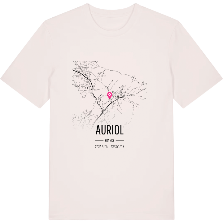 Auriol kort T-shirt – t-shirt fra PinShirt