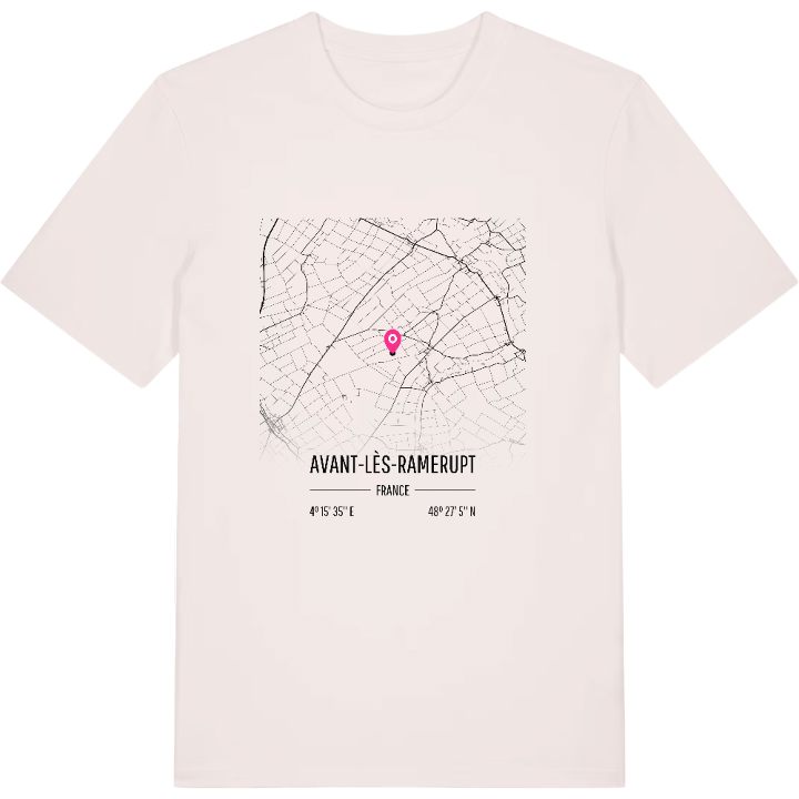 Avant-lès-Ramerupt kort t-shirt – t-shirt fra PinShirt