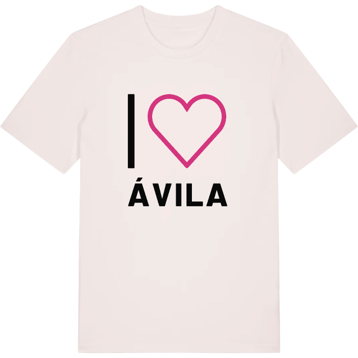 Jeg elsker Ávila T-shirt stort tryk – t-shirt fra PinShirt