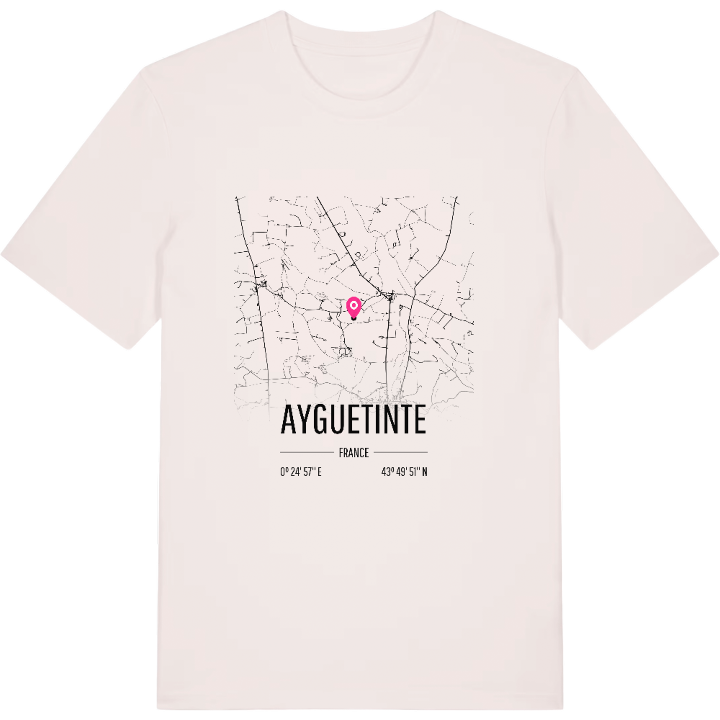 Ayguetinte kort T-shirt – t-shirt fra PinShirt