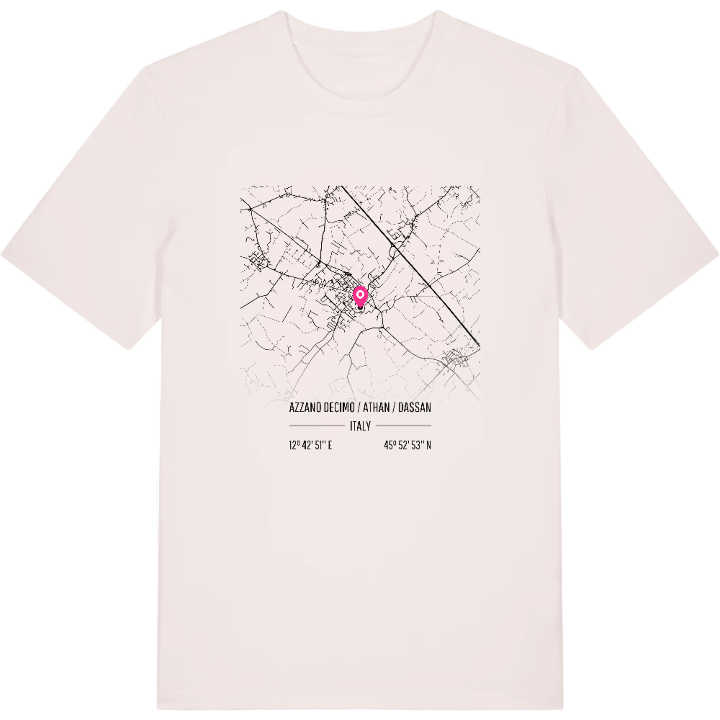 Azzano Decimo / Athan / Dassan kort T-shirt – t-shirt fra PinShirt