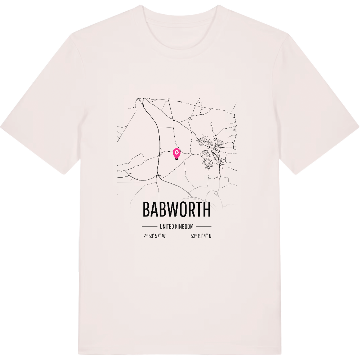 Babworth kort T-shirt – t-shirt fra PinShirt