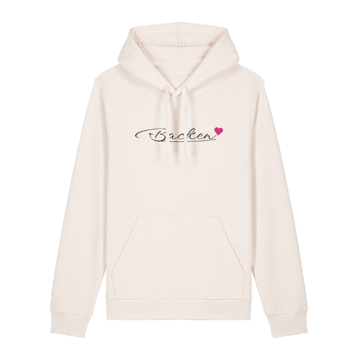 Backen hjerte hættetrøje – hættetrøje fra PinShirt