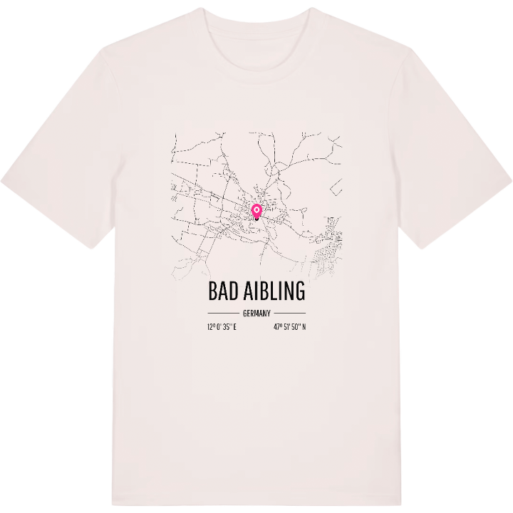 Bad Aibling kort T-shirt – t-shirt fra PinShirt
