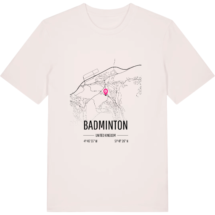 Badminton kort T-shirt – t-shirt fra PinShirt