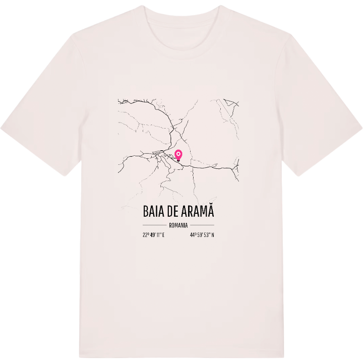 Baia de Aramă kort t-shirt – t-shirt fra PinShirt
