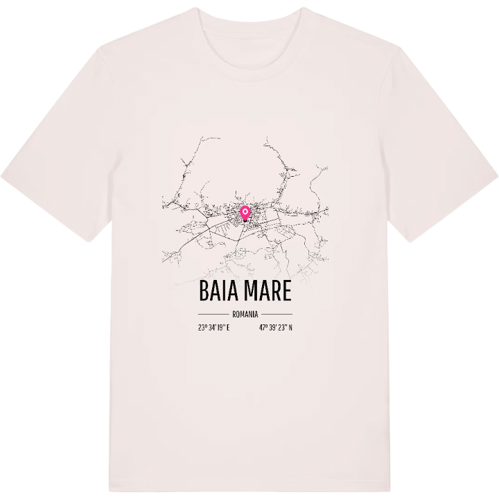 Baia Mare kort T-shirt – t-shirt fra PinShirt