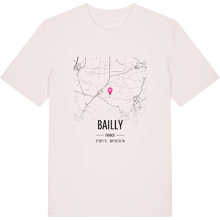Bailly kort T-shirt – t-shirt fra PinShirt