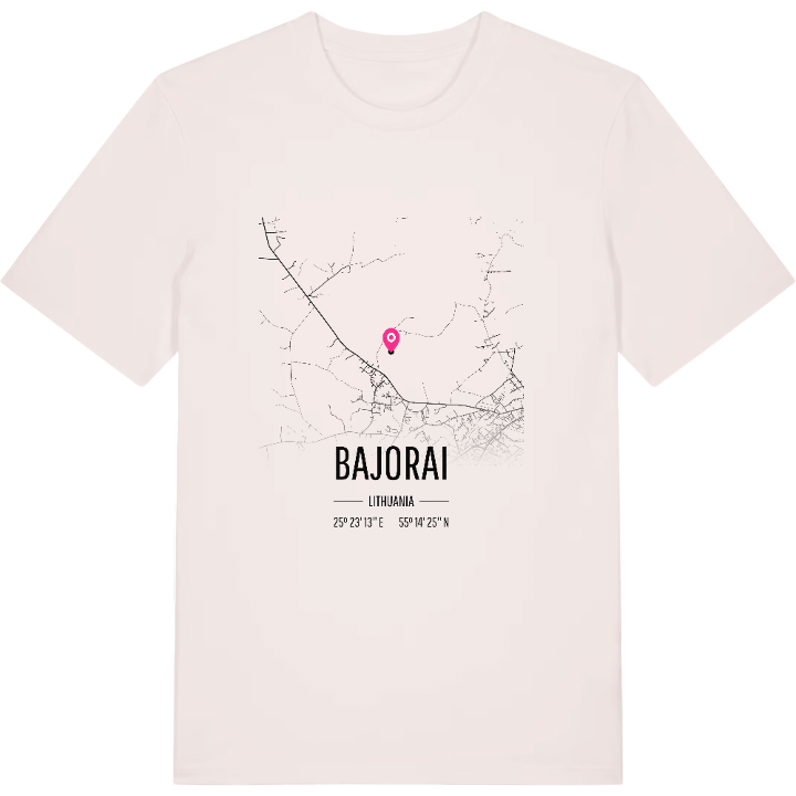 Bajorai kort T-shirt – t-shirt fra PinShirt