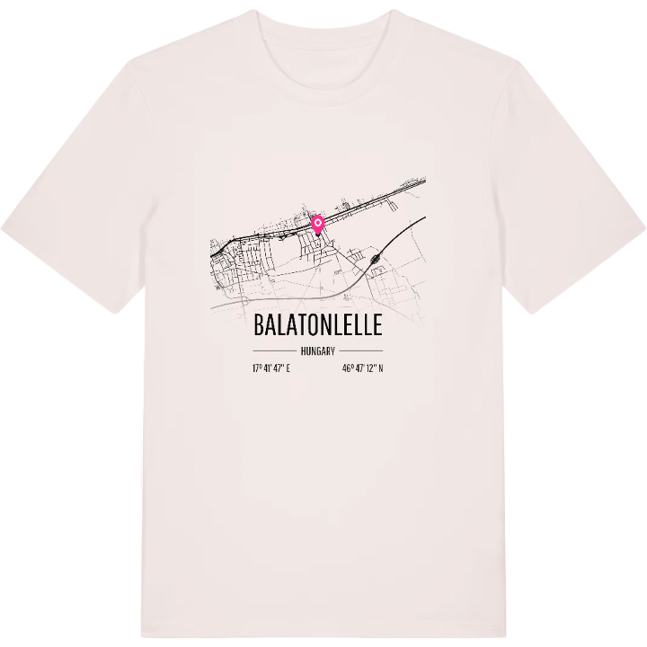 Balatonlelle kort T-shirt – t-shirt fra PinShirt