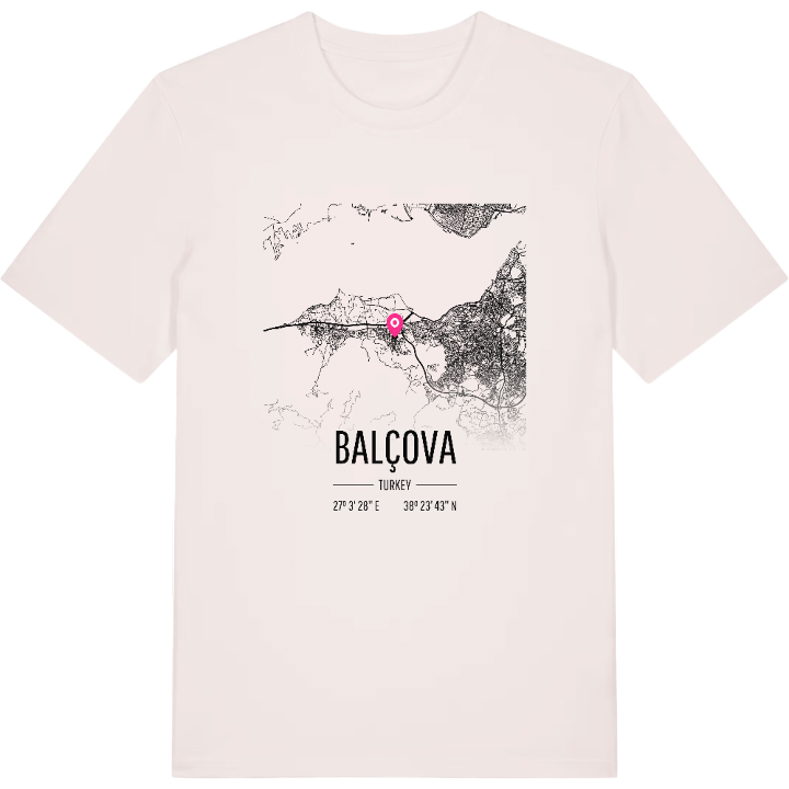 Balçova kort T-shirt – t-shirt fra PinShirt