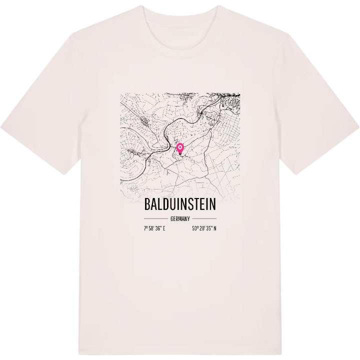 Balduinstein kort T-shirt – t-shirt fra PinShirt