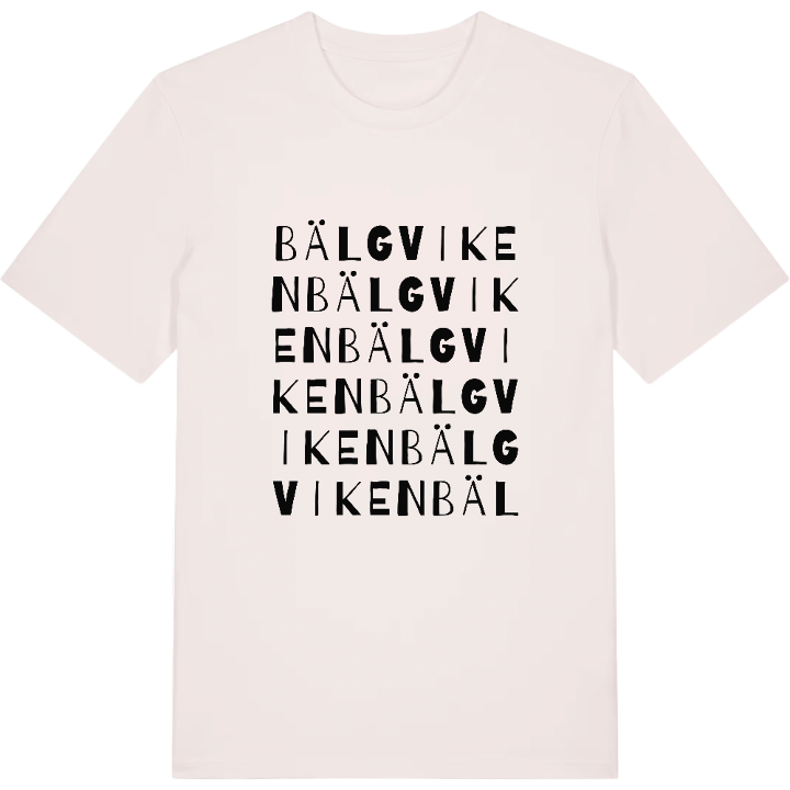 Bälgviken ordleg T-shirt – t-shirt fra PinShirt