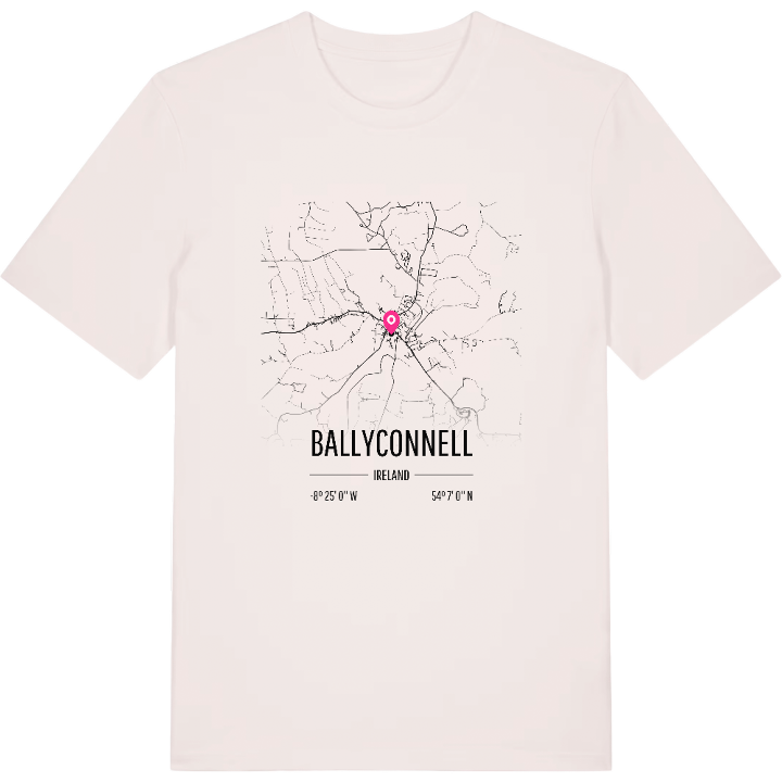 Ballyconnell kort T-shirt – t-shirt fra PinShirt