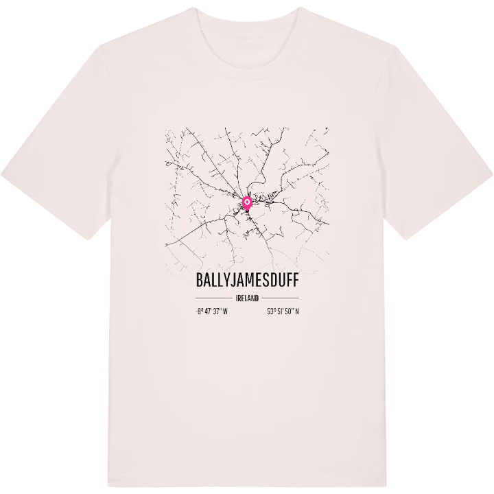 Ballyjamesduff kort T-shirt – t-shirt fra PinShirt
