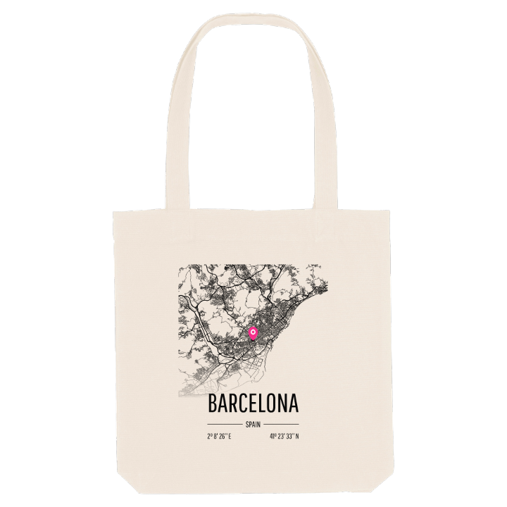 Barcelona kort mulepose – mulepose fra PinShirt