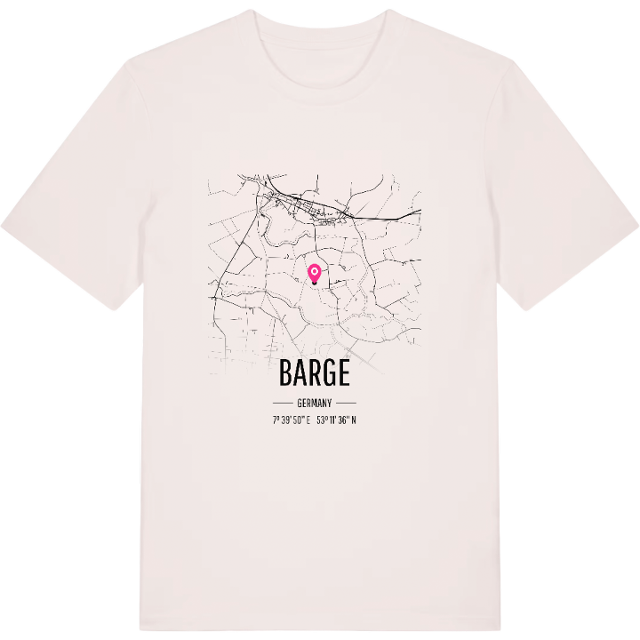 Barge kort T-shirt – t-shirt fra PinShirt