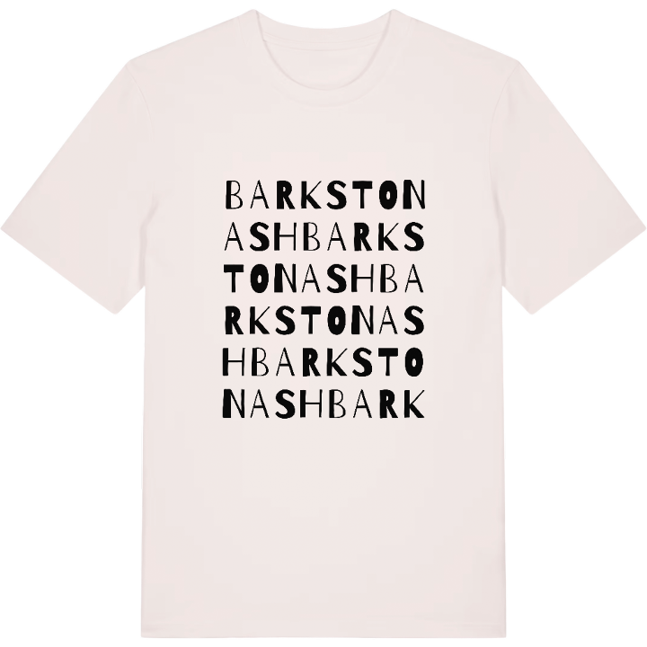 Barkston Ash ordleg T-shirt – t-shirt fra PinShirt