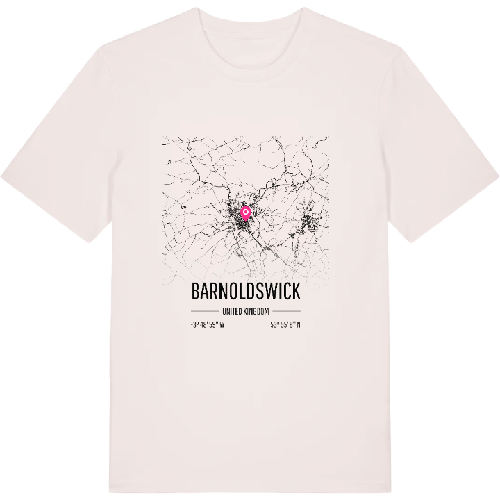 Barnoldswick kort T-shirt – t-shirt fra PinShirt