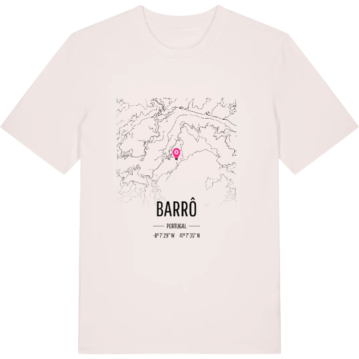 Barrô kort T-shirt – t-shirt fra PinShirt