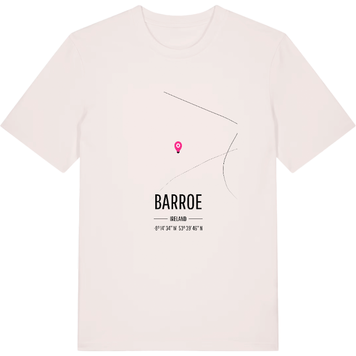 Barroe kort T-shirt – t-shirt fra PinShirt