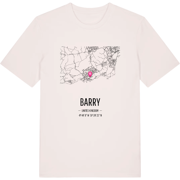 Barry kort T-shirt – t-shirt fra PinShirt