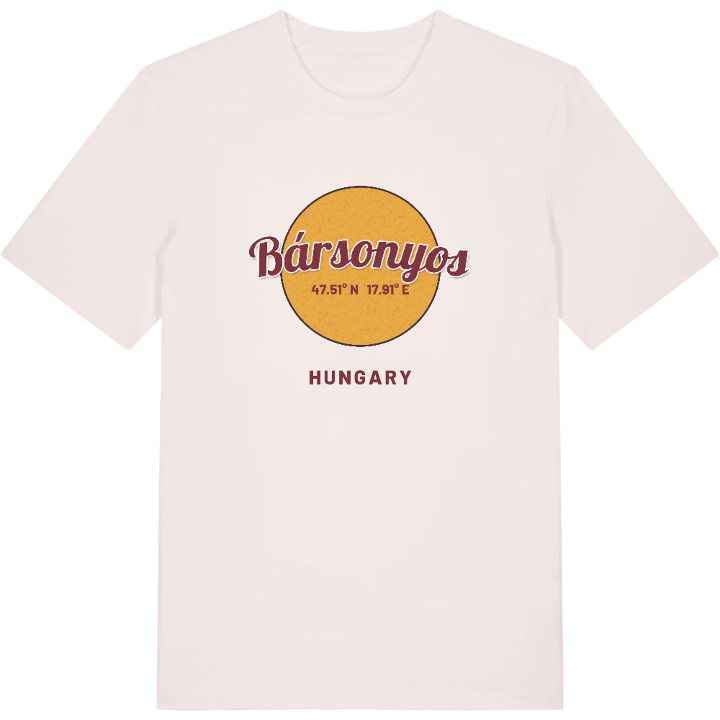 Bársonyos cirkel T-shirt – t-shirt fra PinShirt