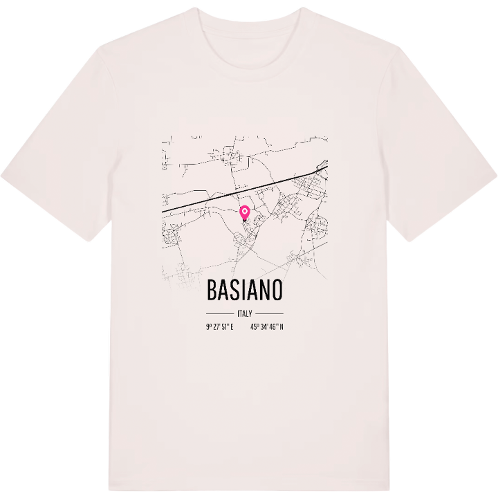 Basiano kort T-shirt – t-shirt fra PinShirt