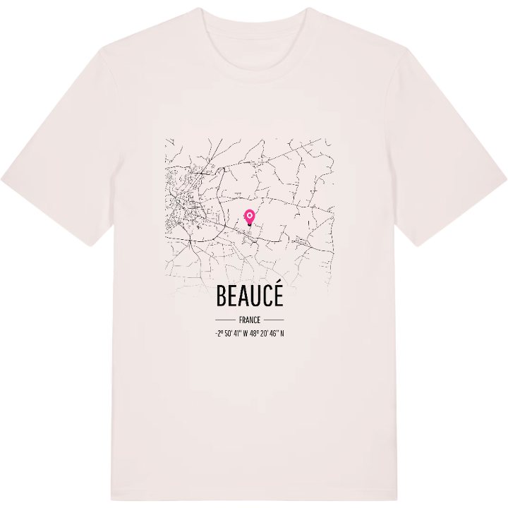 Beaucé kort T-shirt – t-shirt fra PinShirt