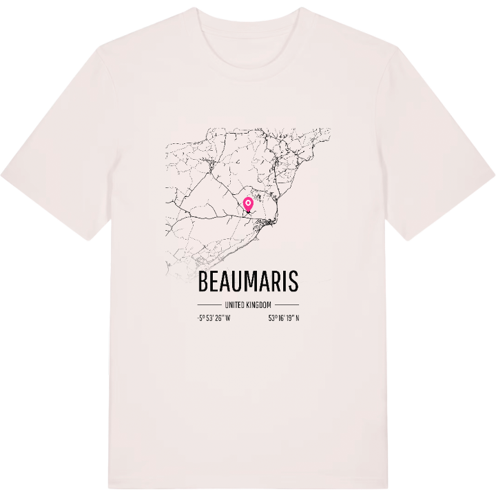 Beaumaris kort T-shirt – t-shirt fra PinShirt