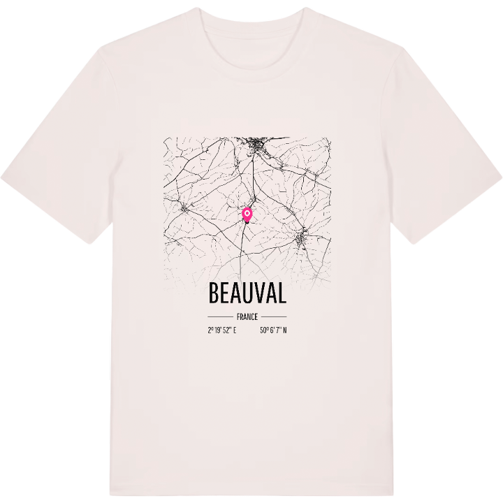 Beauval kort T-shirt – t-shirt fra PinShirt