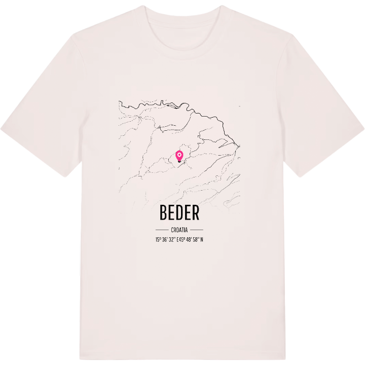 Beder kort T-shirt – t-shirt fra PinShirt