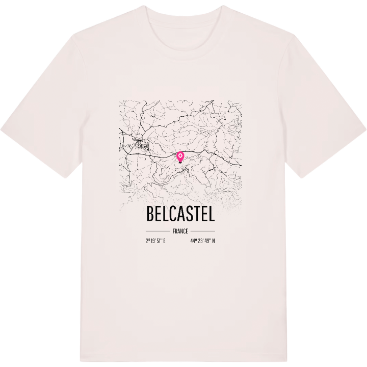 Belcastel kort T-shirt – t-shirt fra PinShirt