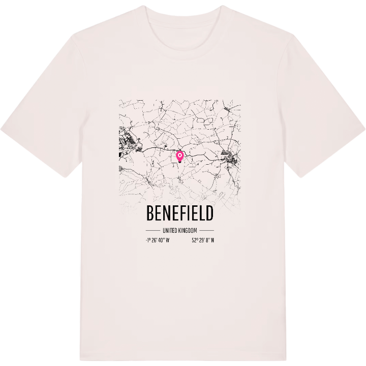 Benefield kort T-shirt – t-shirt fra PinShirt