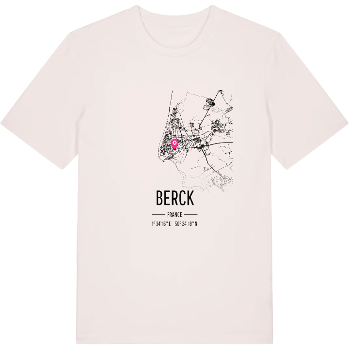 Berck kort T-shirt – t-shirt fra PinShirt