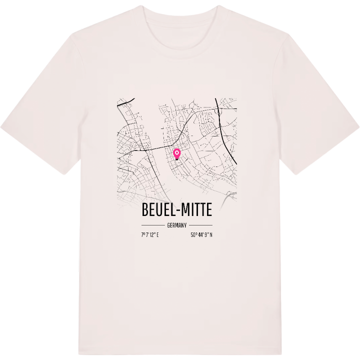 Beuel-Mitte kort T-shirt – t-shirt fra PinShirt