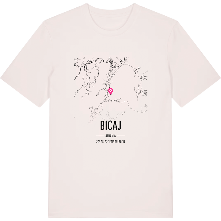 Bicaj kort T-shirt – t-shirt fra PinShirt