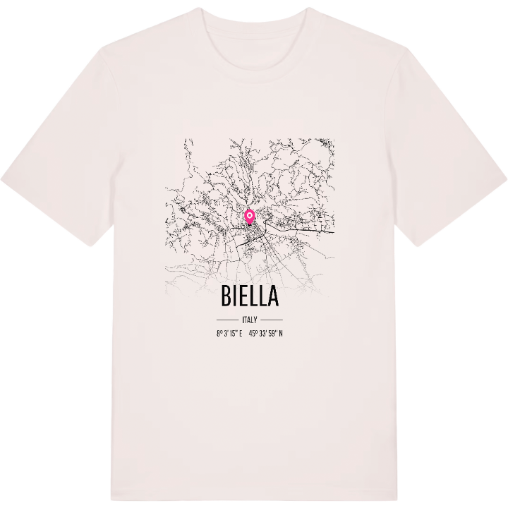 Biella kort T-shirt – t-shirt fra PinShirt