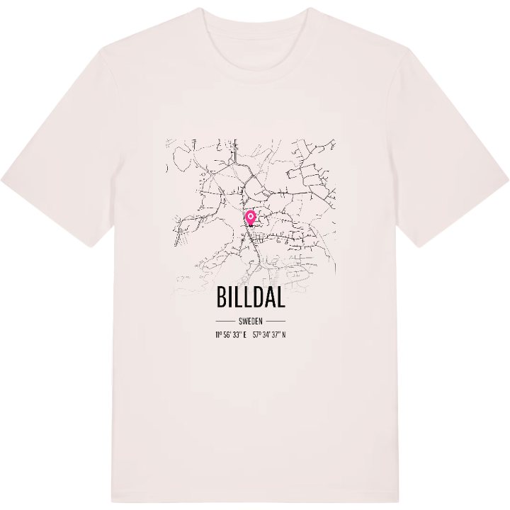 Billdal kort T-shirt – t-shirt fra PinShirt