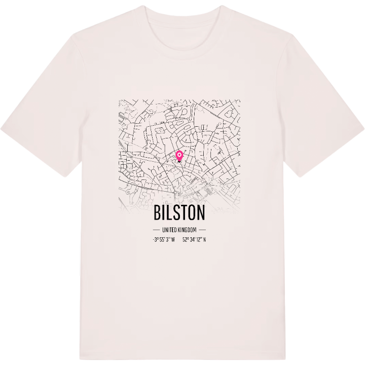 Bilston kort T-shirt – t-shirt fra PinShirt