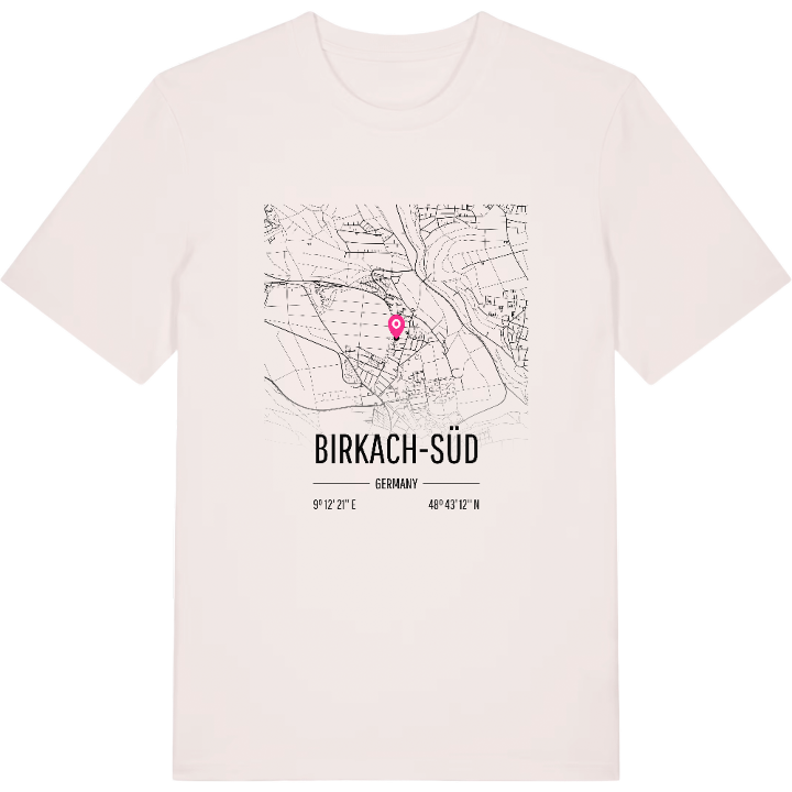 Birkach-Süd kort T-shirt – t-shirt fra PinShirt