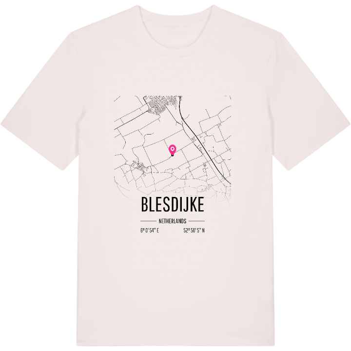 Blesdijke kort T-shirt – t-shirt fra PinShirt