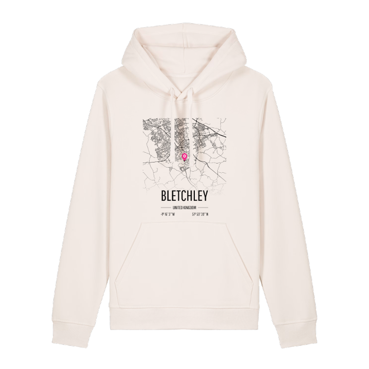 Bletchley kort hættetrøje – hættetrøje fra PinShirt