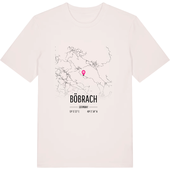 Böbrach kort T-shirt – t-shirt fra PinShirt